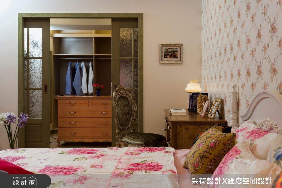 90坪新成屋(5年以下)＿新古典臥室更衣間案例圖片＿采荷設計X維度空間設計＿采荷X維度_10之21