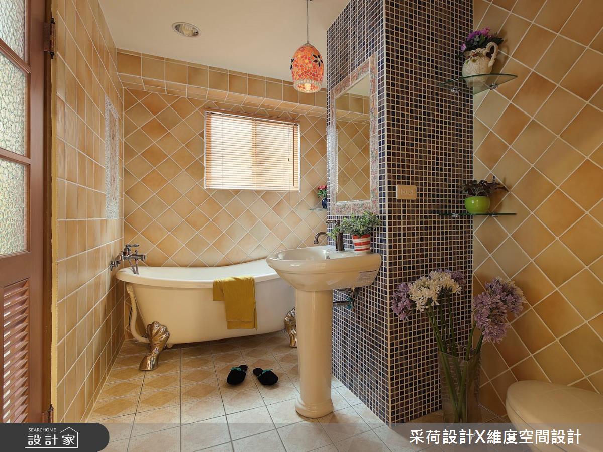 25坪中古屋(5~15年)＿鄉村風浴室案例圖片＿采荷設計X維度空間設計＿采荷X維度_11之20