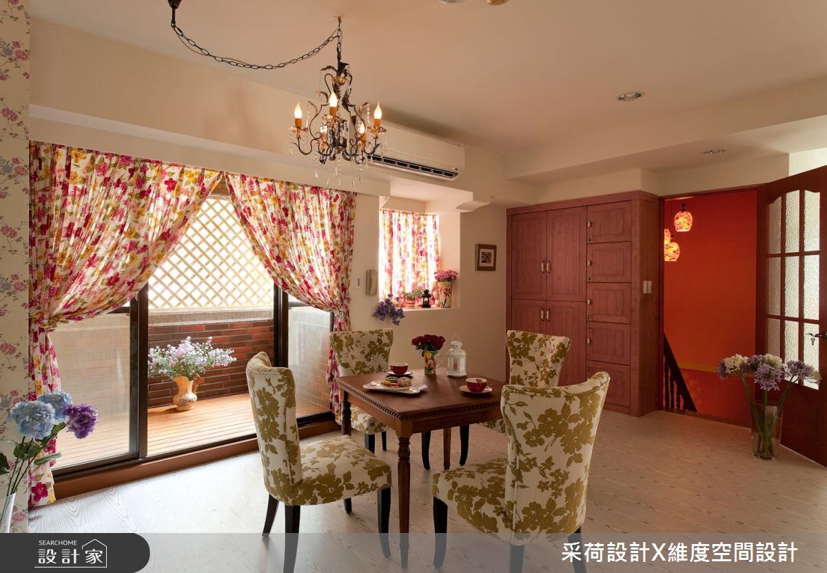 25坪中古屋(5~15年)＿鄉村風客廳陽台案例圖片＿采荷設計X維度空間設計＿采荷X維度_11之14