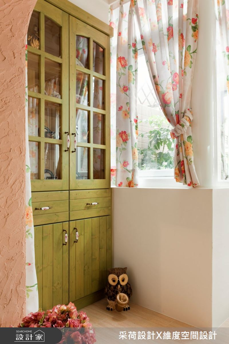 18坪新成屋(5年以下)＿鄉村風玄關案例圖片＿采荷設計X維度空間設計＿采荷X維度_12之2