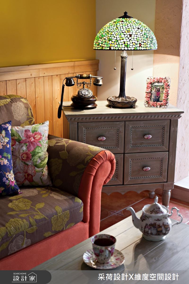 18坪新成屋(5年以下)＿鄉村風客廳案例圖片＿采荷設計X維度空間設計＿采荷X維度_12之8