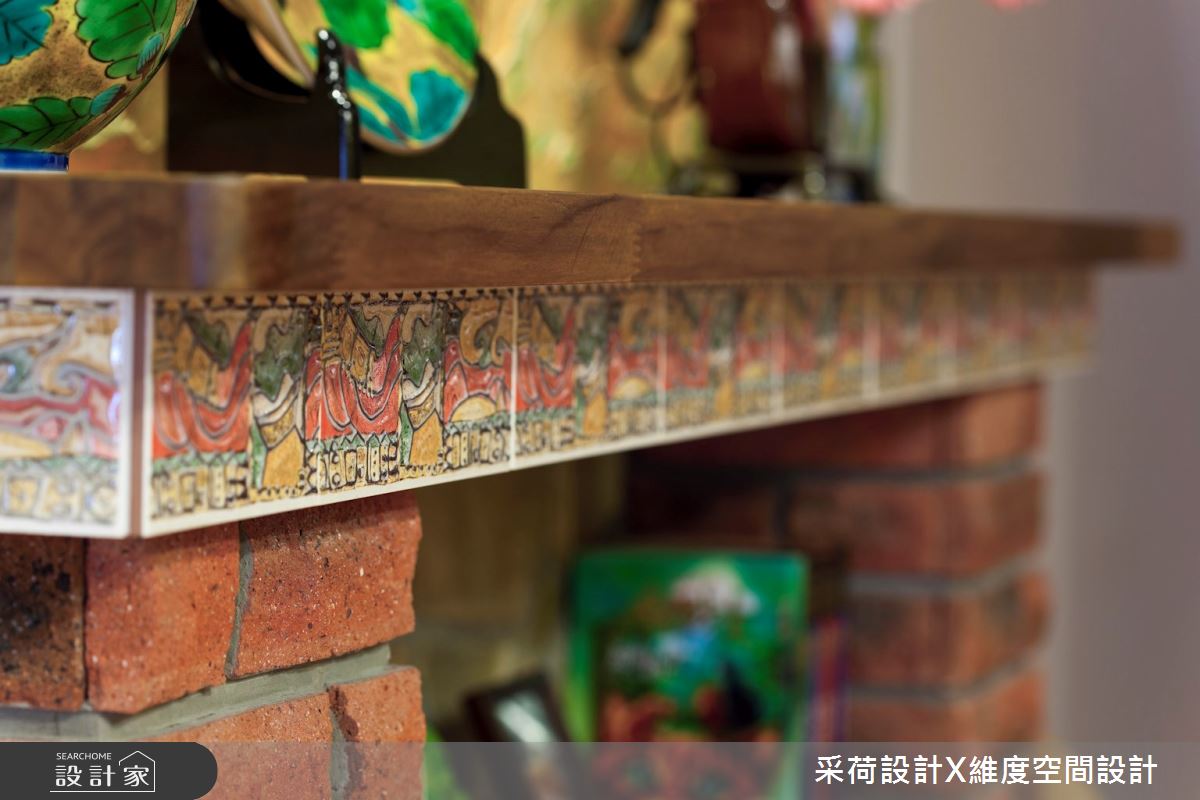 18坪新成屋(5年以下)＿鄉村風客廳案例圖片＿采荷設計X維度空間設計＿采荷X維度_12之16