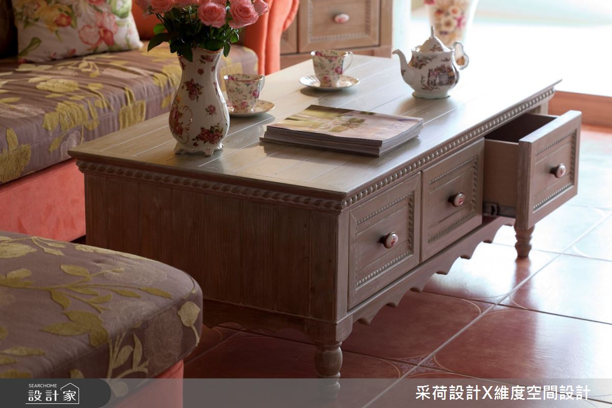 18坪新成屋(5年以下)＿鄉村風客廳案例圖片＿采荷設計X維度空間設計＿采荷X維度_12之12