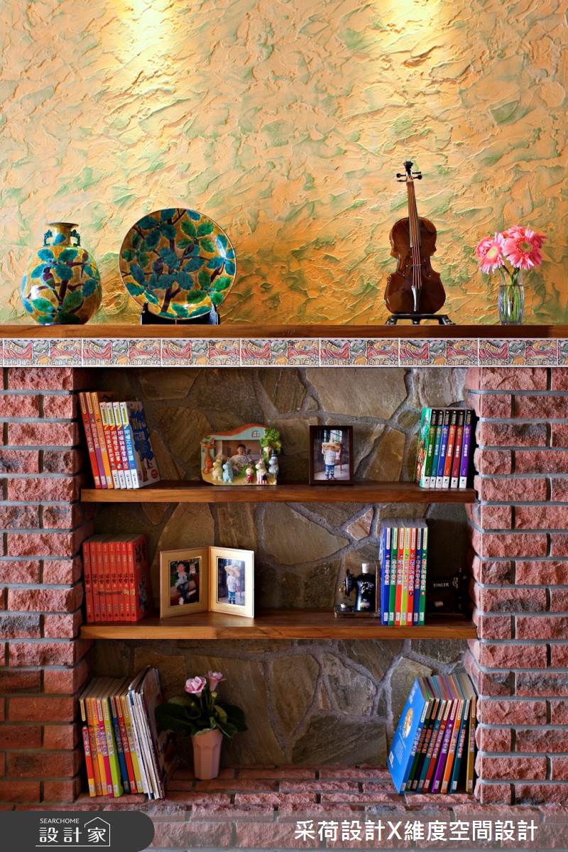 18坪新成屋(5年以下)＿鄉村風客廳案例圖片＿采荷設計X維度空間設計＿采荷X維度_12之14