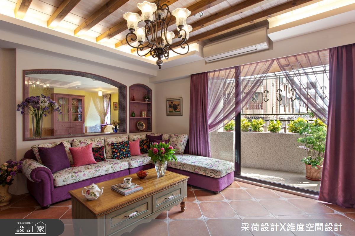 55坪中古屋(5~15年)＿鄉村風客廳案例圖片＿采荷設計X維度空間設計＿采荷X維度_13之6