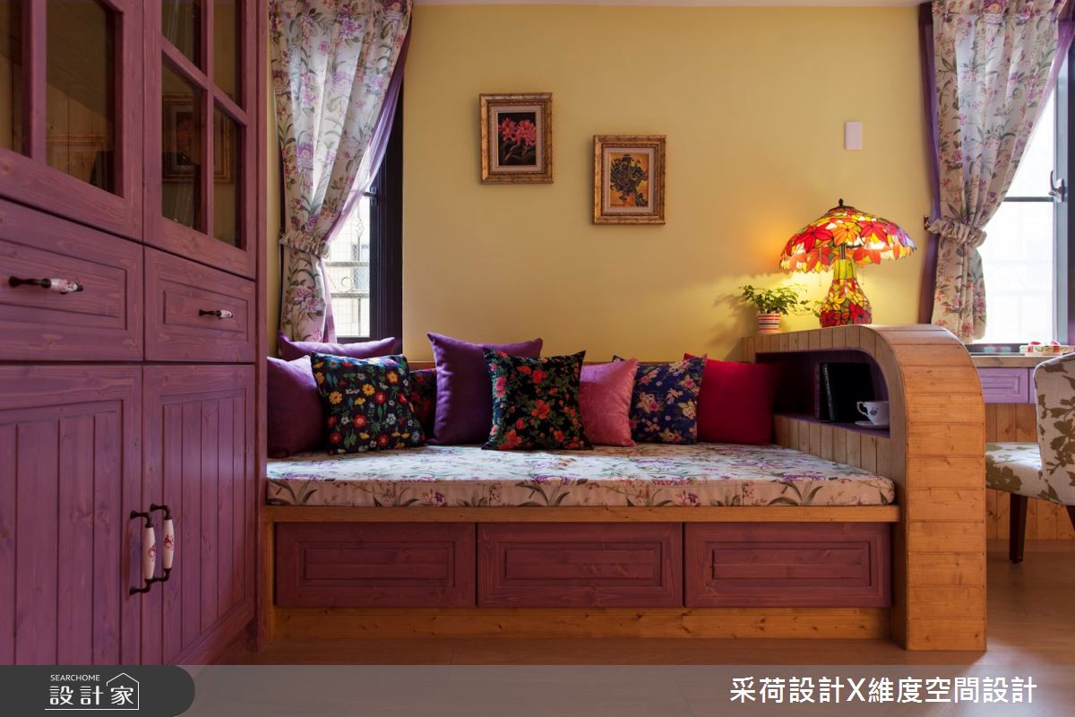 55坪中古屋(5~15年)＿鄉村風書房臥榻多功能室案例圖片＿采荷設計X維度空間設計＿采荷X維度_13之24