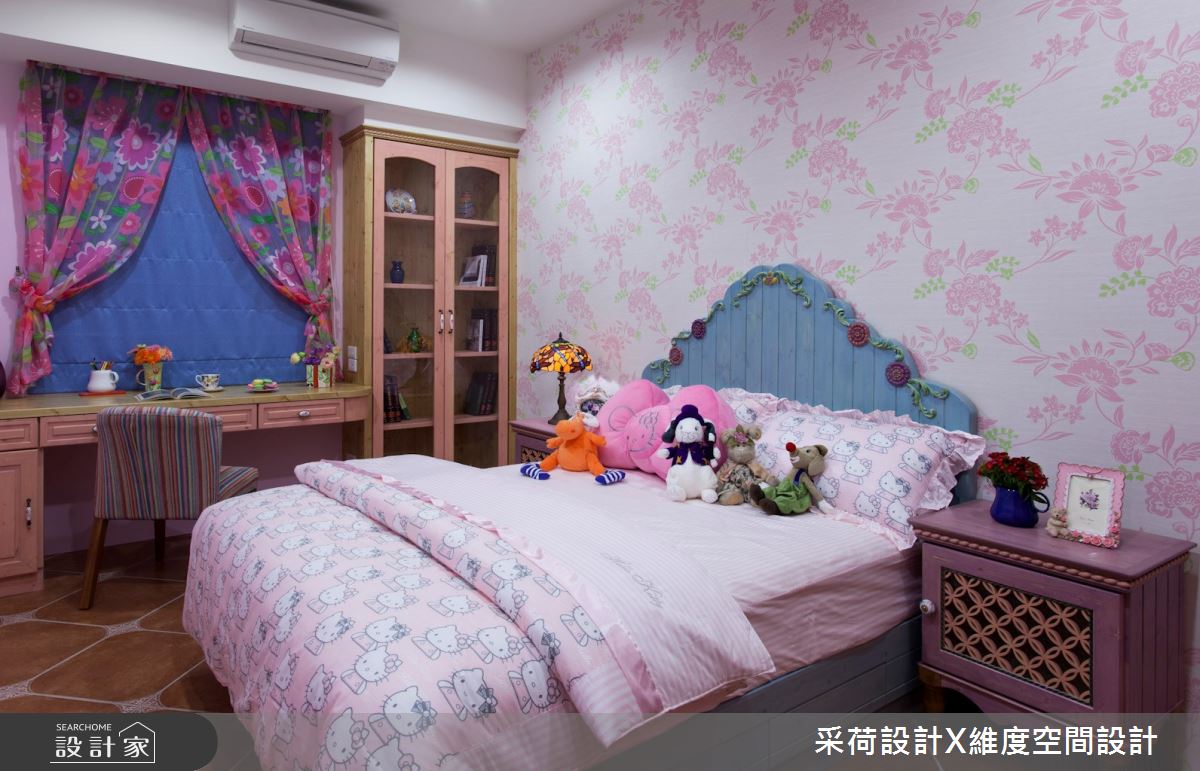 55坪中古屋(5~15年)＿鄉村風臥室案例圖片＿采荷設計X維度空間設計＿采荷X維度_13之25