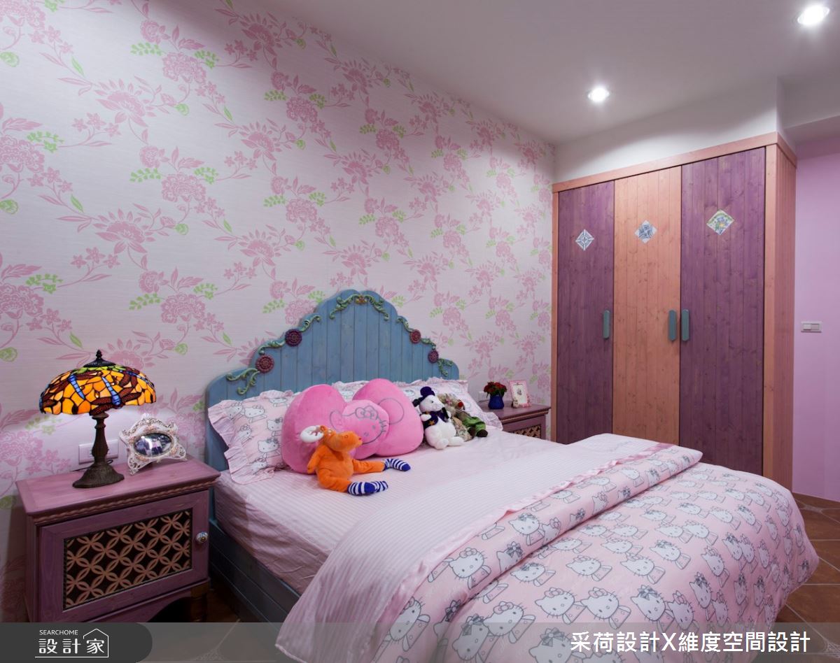 55坪中古屋(5~15年)＿鄉村風臥室案例圖片＿采荷設計X維度空間設計＿采荷X維度_13之26