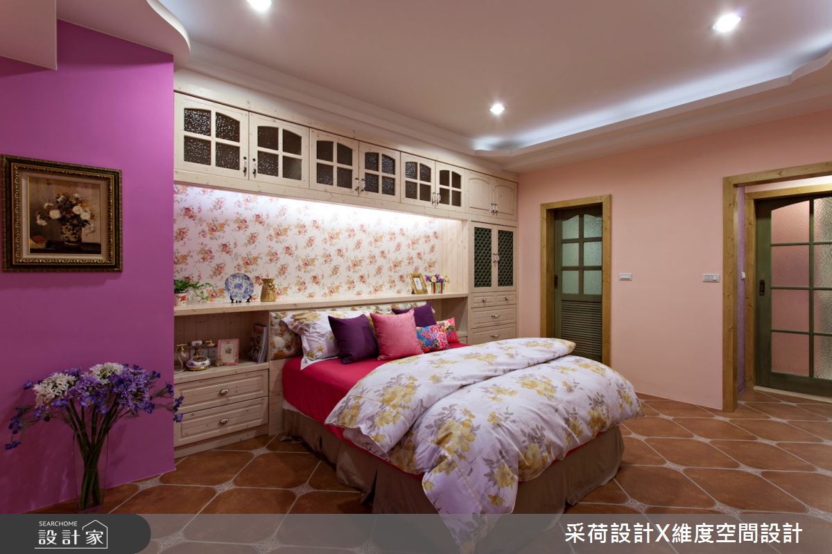 55坪中古屋(5~15年)＿鄉村風臥室案例圖片＿采荷設計X維度空間設計＿采荷X維度_13之30