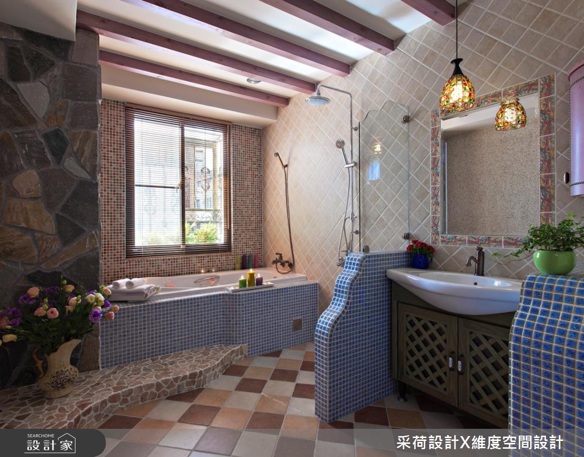 55坪中古屋(5~15年)＿鄉村風浴室案例圖片＿采荷設計X維度空間設計＿采荷X維度_13之33