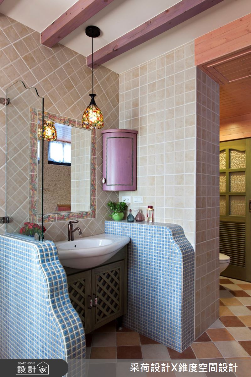 55坪中古屋(5~15年)＿鄉村風浴室案例圖片＿采荷設計X維度空間設計＿采荷X維度_13之34