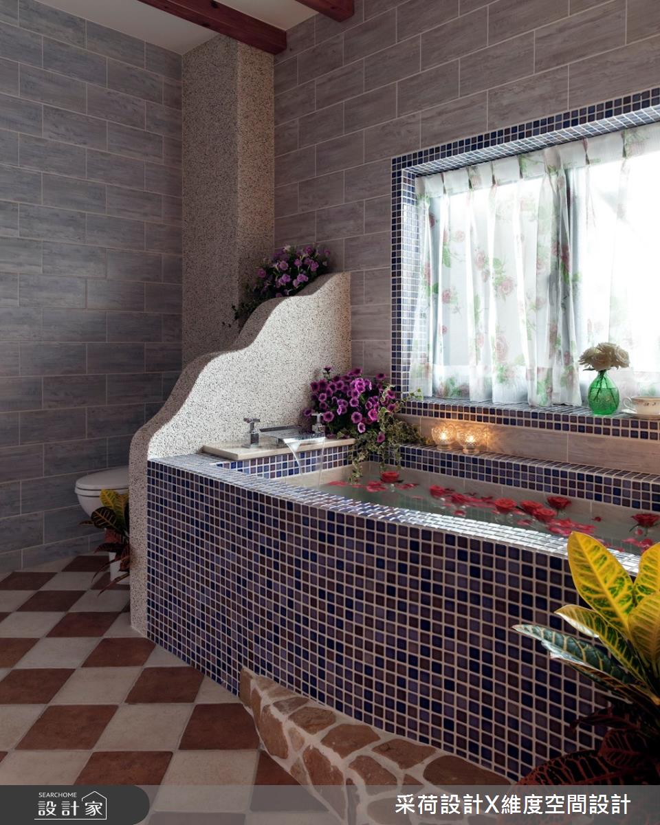 60坪老屋(41~50年)＿鄉村風浴室案例圖片＿采荷設計X維度空間設計＿采荷X維度_14之41