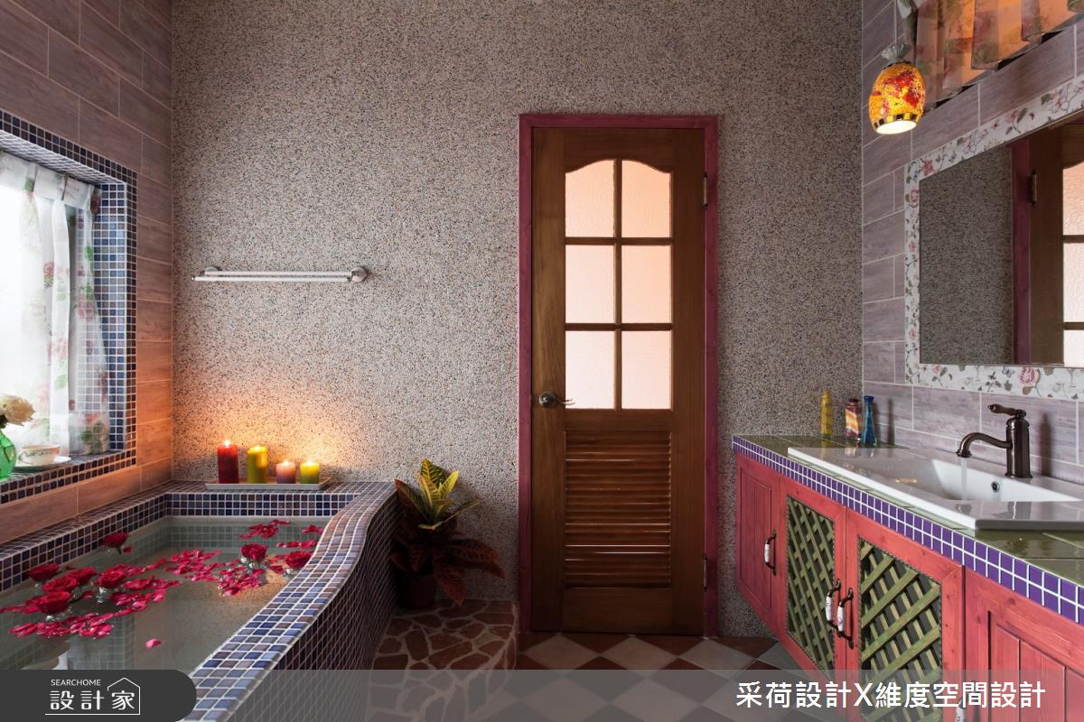 60坪老屋(41~50年)＿鄉村風浴室案例圖片＿采荷設計X維度空間設計＿采荷X維度_14之45