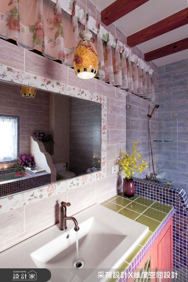 60坪老屋(41~50年)＿鄉村風浴室案例圖片＿采荷設計X維度空間設計＿采荷X維度_14之46