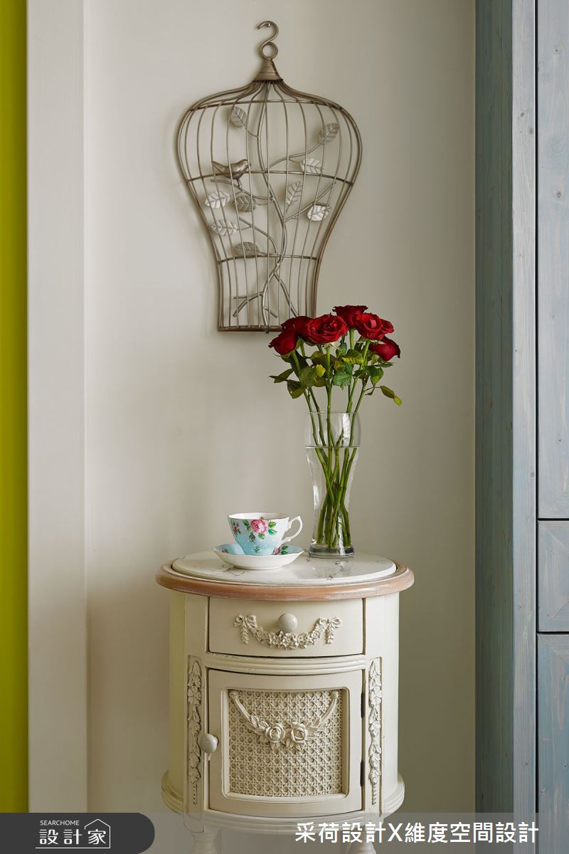 15坪新成屋(5年以下)＿鄉村風客廳案例圖片＿采荷設計X維度空間設計＿采荷X維度_15之18