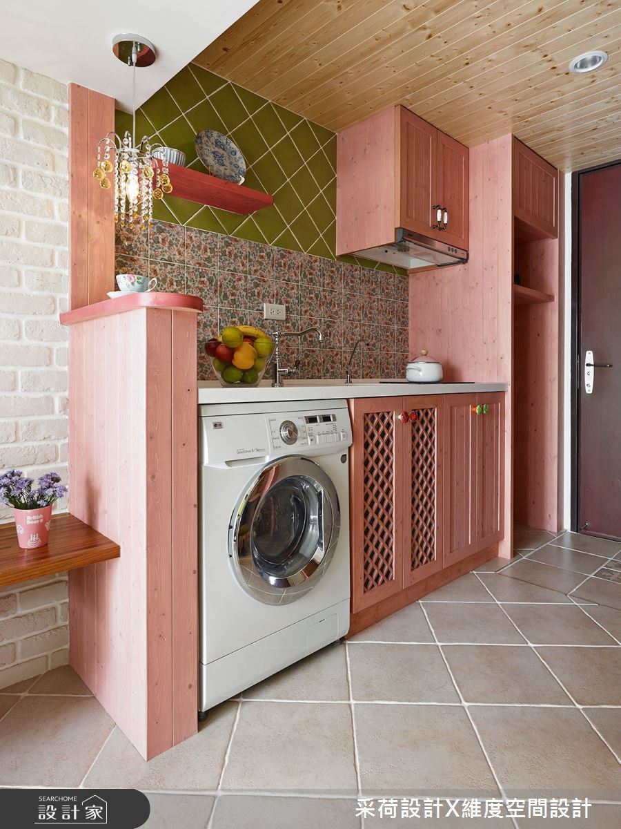 15坪新成屋(5年以下)＿鄉村風玄關客廳案例圖片＿采荷設計X維度空間設計＿采荷X維度_15之6