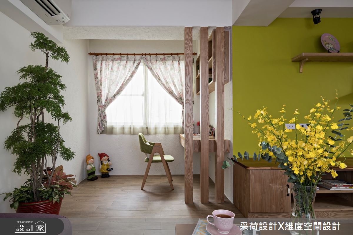 30坪老屋(16~30年)＿鄉村風書房案例圖片＿采荷設計X維度空間設計＿采荷X維度_16之9