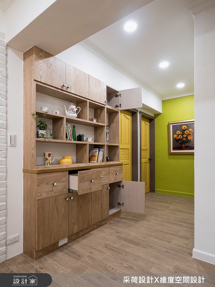 30坪老屋(16~30年)＿鄉村風走廊案例圖片＿采荷設計X維度空間設計＿采荷X維度_16之14