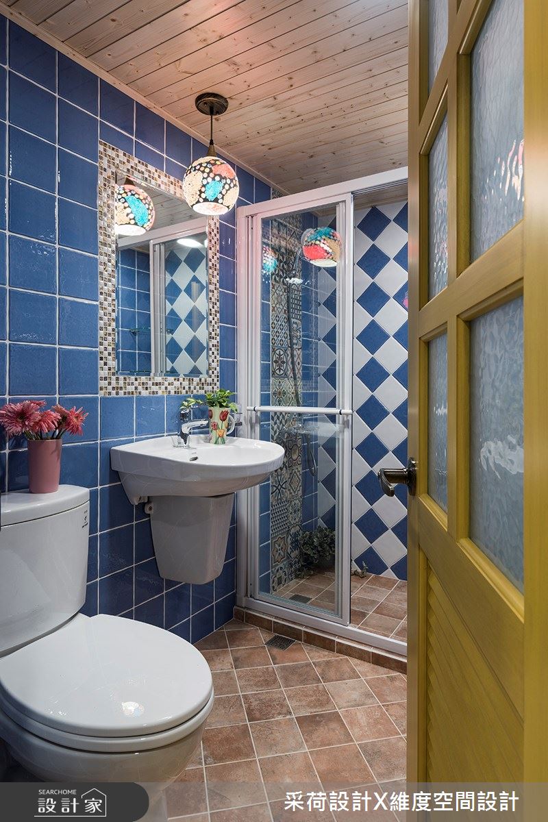 30坪老屋(16~30年)＿鄉村風浴室案例圖片＿采荷設計X維度空間設計＿采荷X維度_16之20