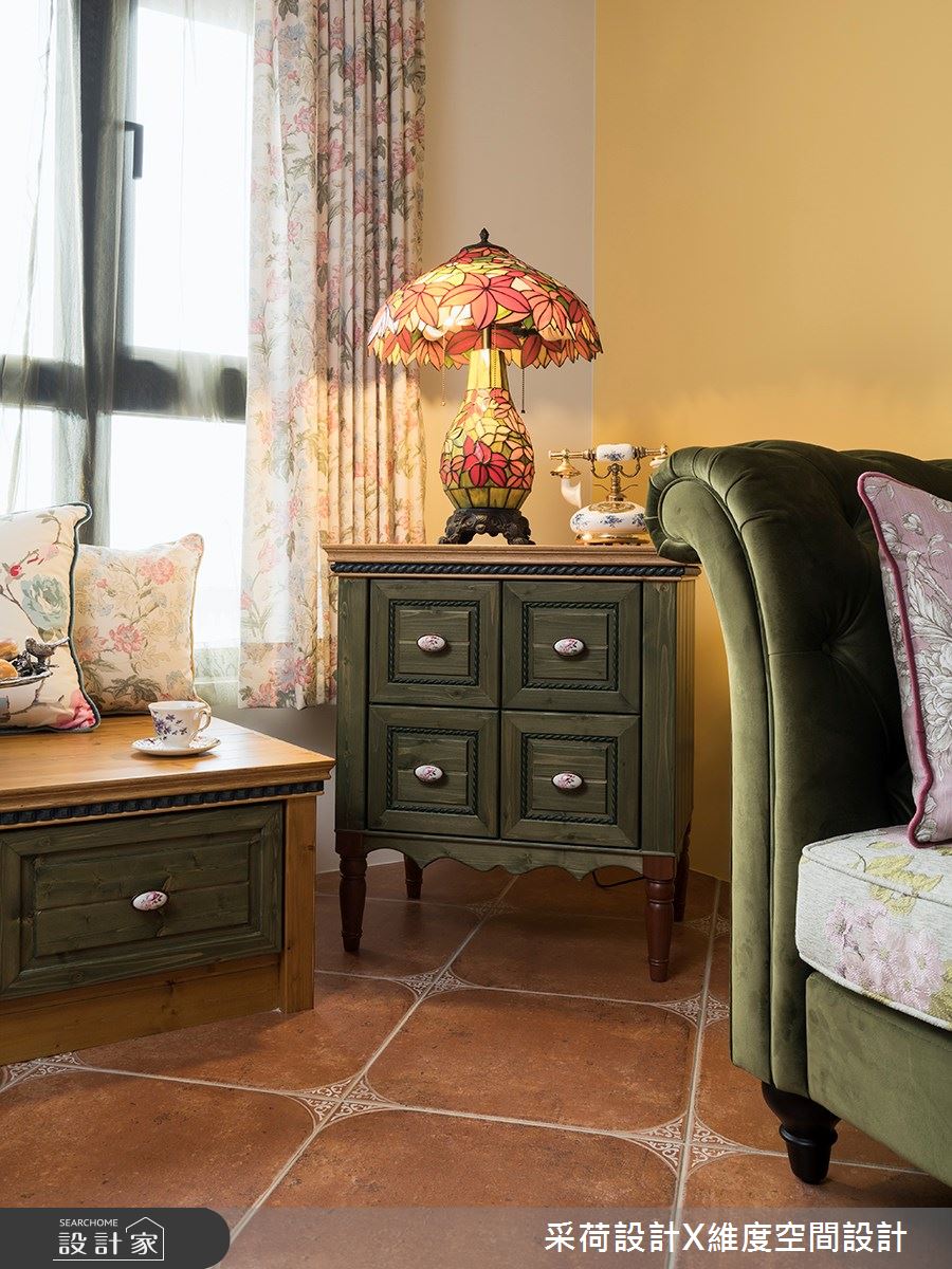 50坪新成屋(5年以下)＿鄉村風客廳案例圖片＿采荷設計X維度空間設計＿采荷X維度_17之8