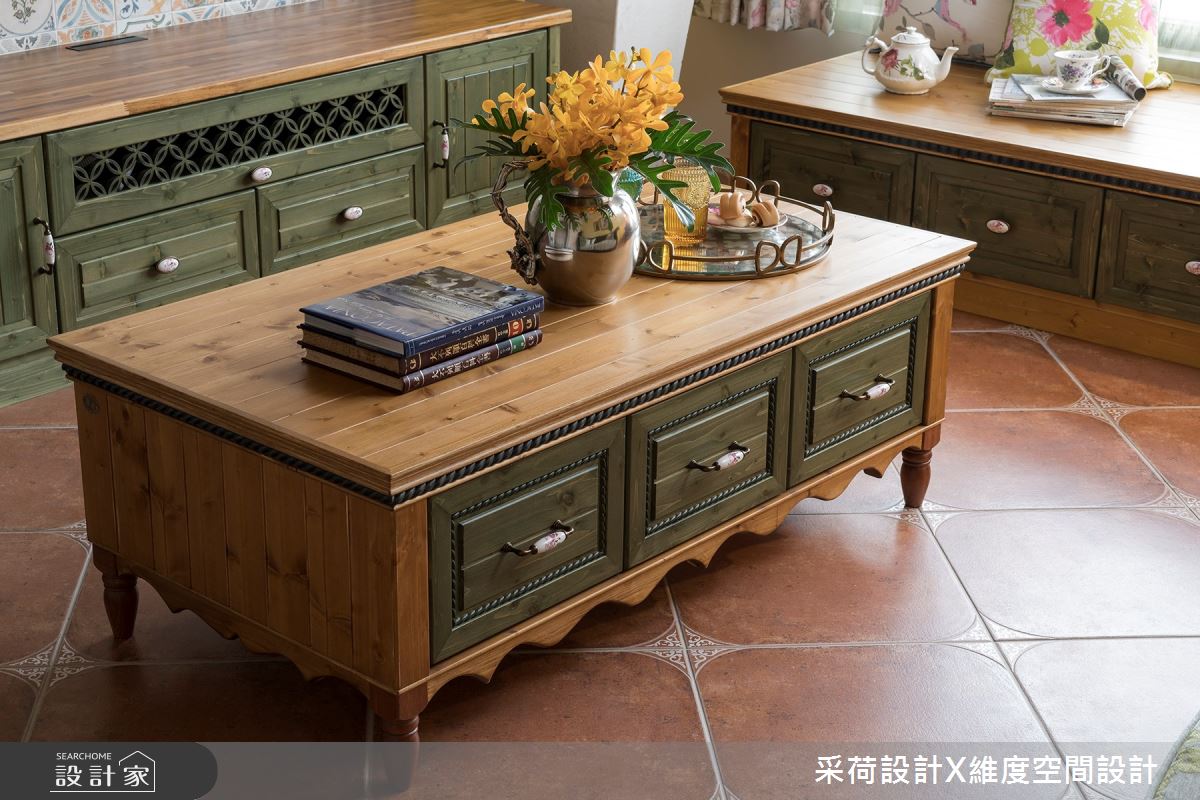 50坪新成屋(5年以下)＿鄉村風客廳案例圖片＿采荷設計X維度空間設計＿采荷X維度_17之10