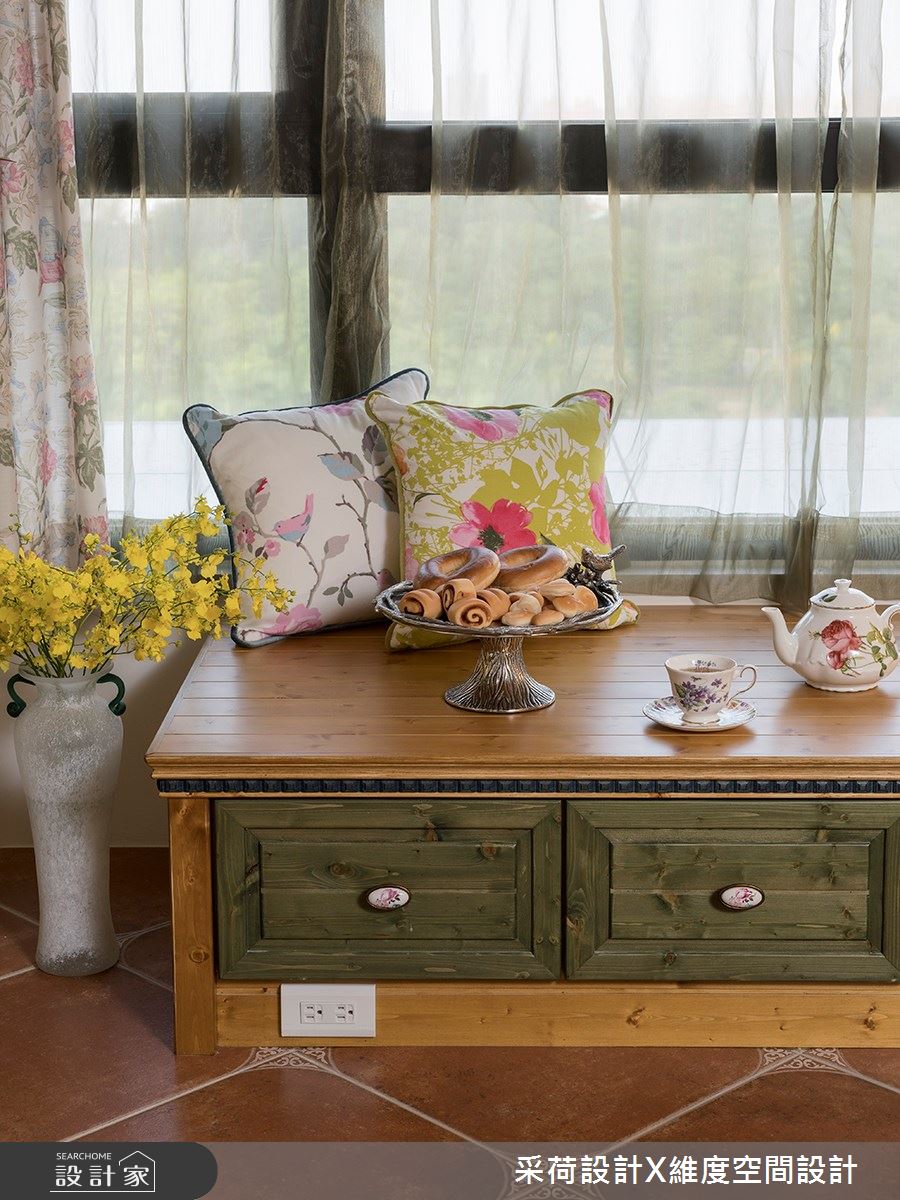 50坪新成屋(5年以下)＿鄉村風客廳案例圖片＿采荷設計X維度空間設計＿采荷X維度_17之11