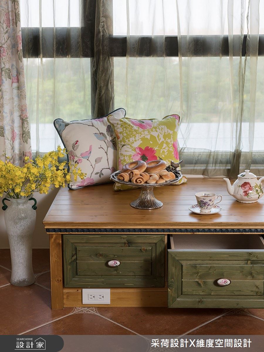 50坪新成屋(5年以下)＿鄉村風客廳案例圖片＿采荷設計X維度空間設計＿采荷X維度_17之12