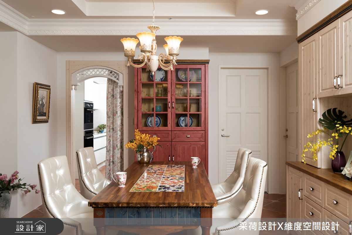 50坪新成屋(5年以下)＿鄉村風餐廳案例圖片＿采荷設計X維度空間設計＿采荷X維度_17之16