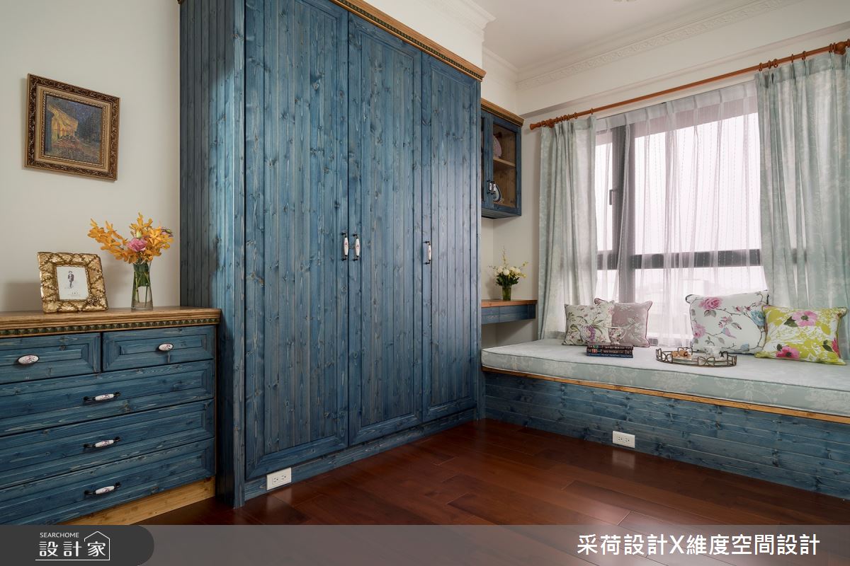50坪新成屋(5年以下)＿鄉村風臥榻多功能室案例圖片＿采荷設計X維度空間設計＿采荷X維度_17之18