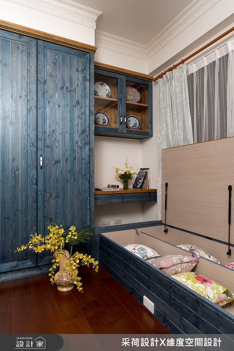 50坪新成屋(5年以下)＿鄉村風臥榻多功能室案例圖片＿采荷設計X維度空間設計＿采荷X維度_17之20