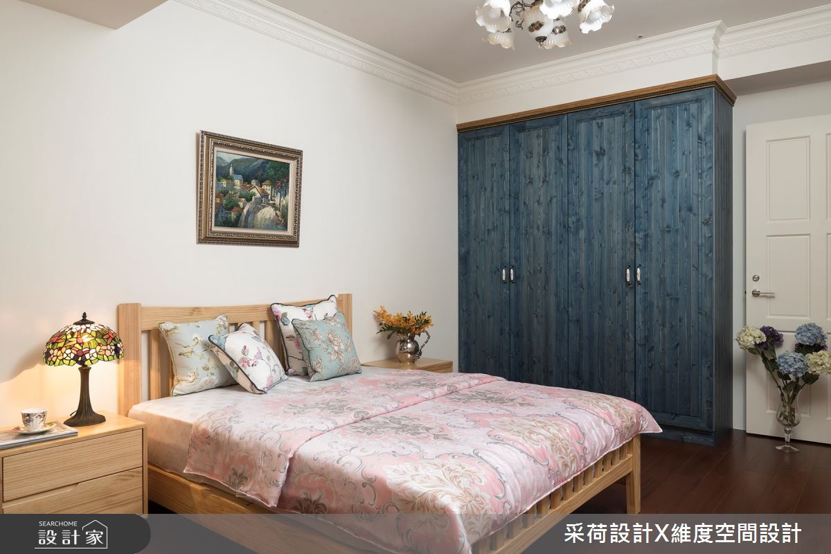 50坪新成屋(5年以下)＿鄉村風臥室案例圖片＿采荷設計X維度空間設計＿采荷X維度_17之26