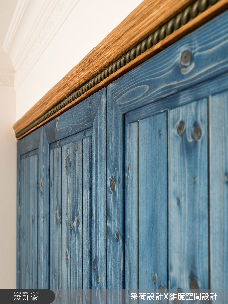 50坪新成屋(5年以下)＿鄉村風臥室案例圖片＿采荷設計X維度空間設計＿采荷X維度_17之28