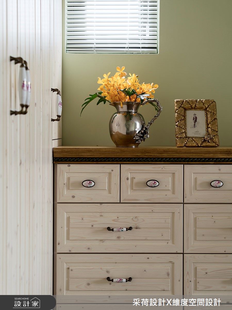 50坪新成屋(5年以下)＿鄉村風臥室案例圖片＿采荷設計X維度空間設計＿采荷X維度_17之37