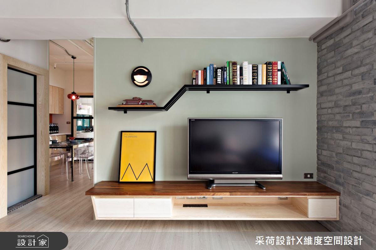 25坪中古屋(5~15年)＿混搭風客廳案例圖片＿采荷設計X維度空間設計＿采荷X維度_26之10