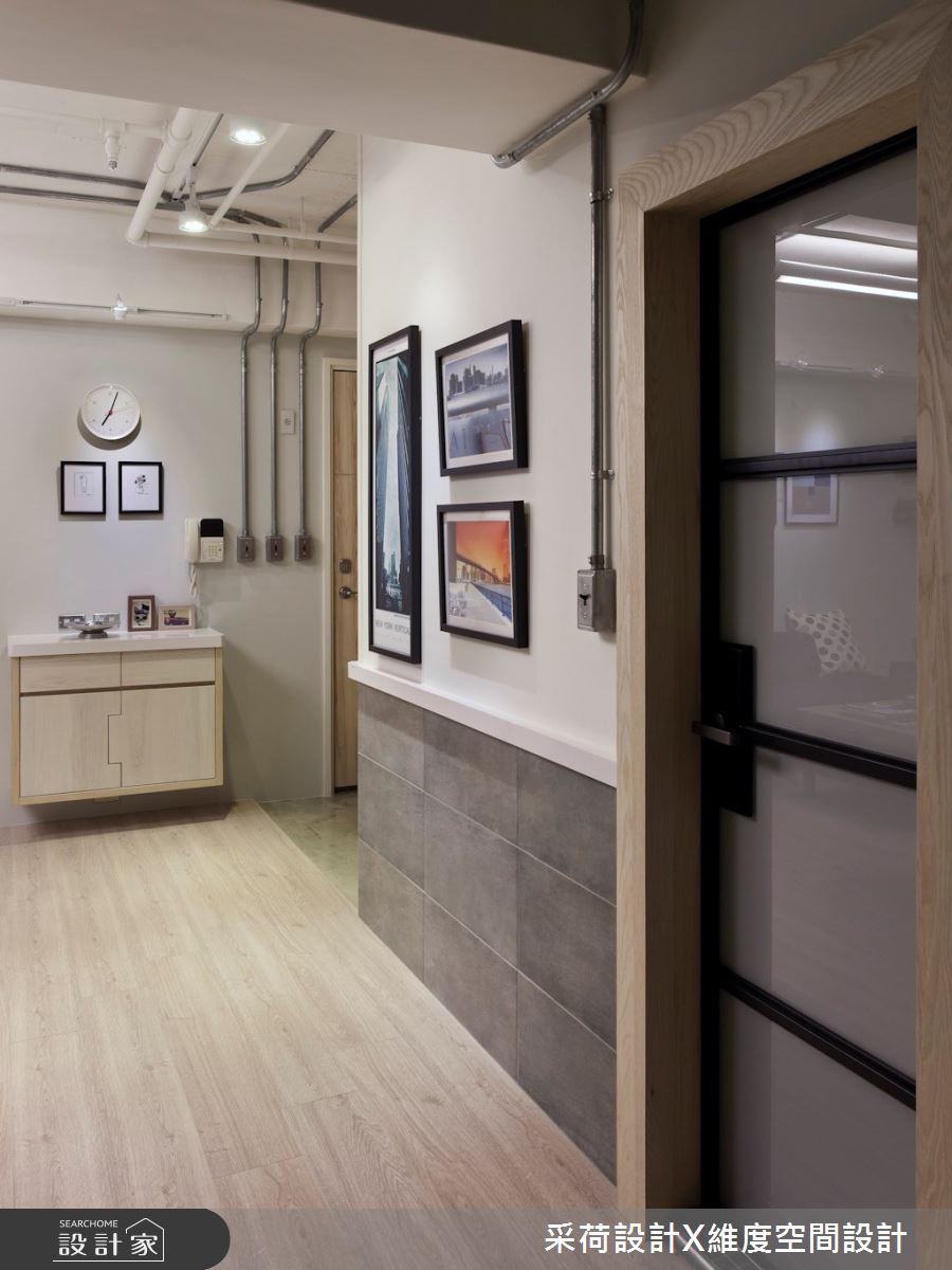 25坪中古屋(5~15年)＿混搭風走廊案例圖片＿采荷設計X維度空間設計＿采荷X維度_26之13