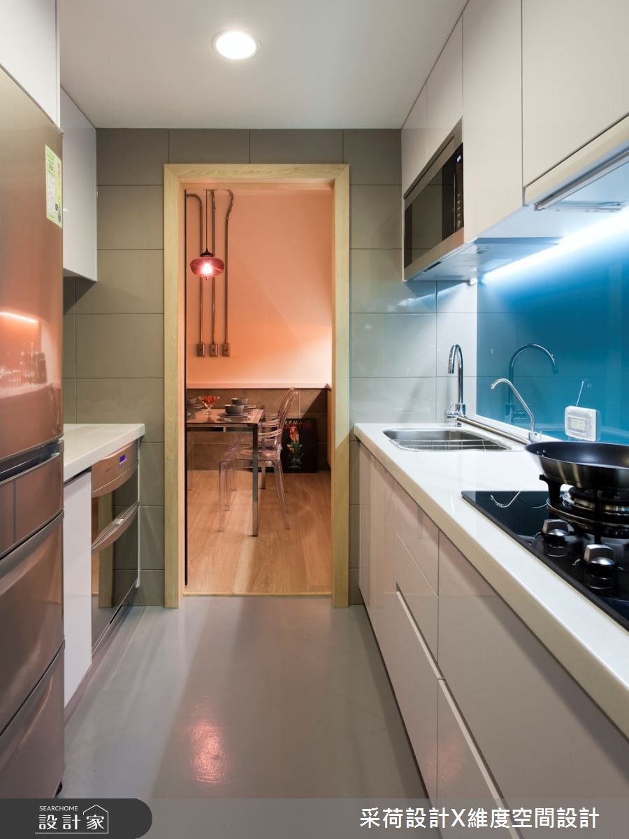 25坪中古屋(5~15年)＿混搭風餐廳廚房案例圖片＿采荷設計X維度空間設計＿采荷X維度_26之16