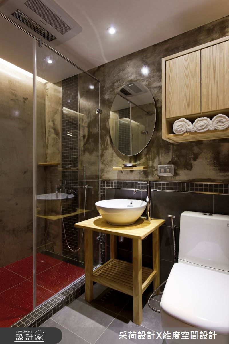 25坪中古屋(5~15年)＿混搭風浴室案例圖片＿采荷設計X維度空間設計＿采荷X維度_26之17
