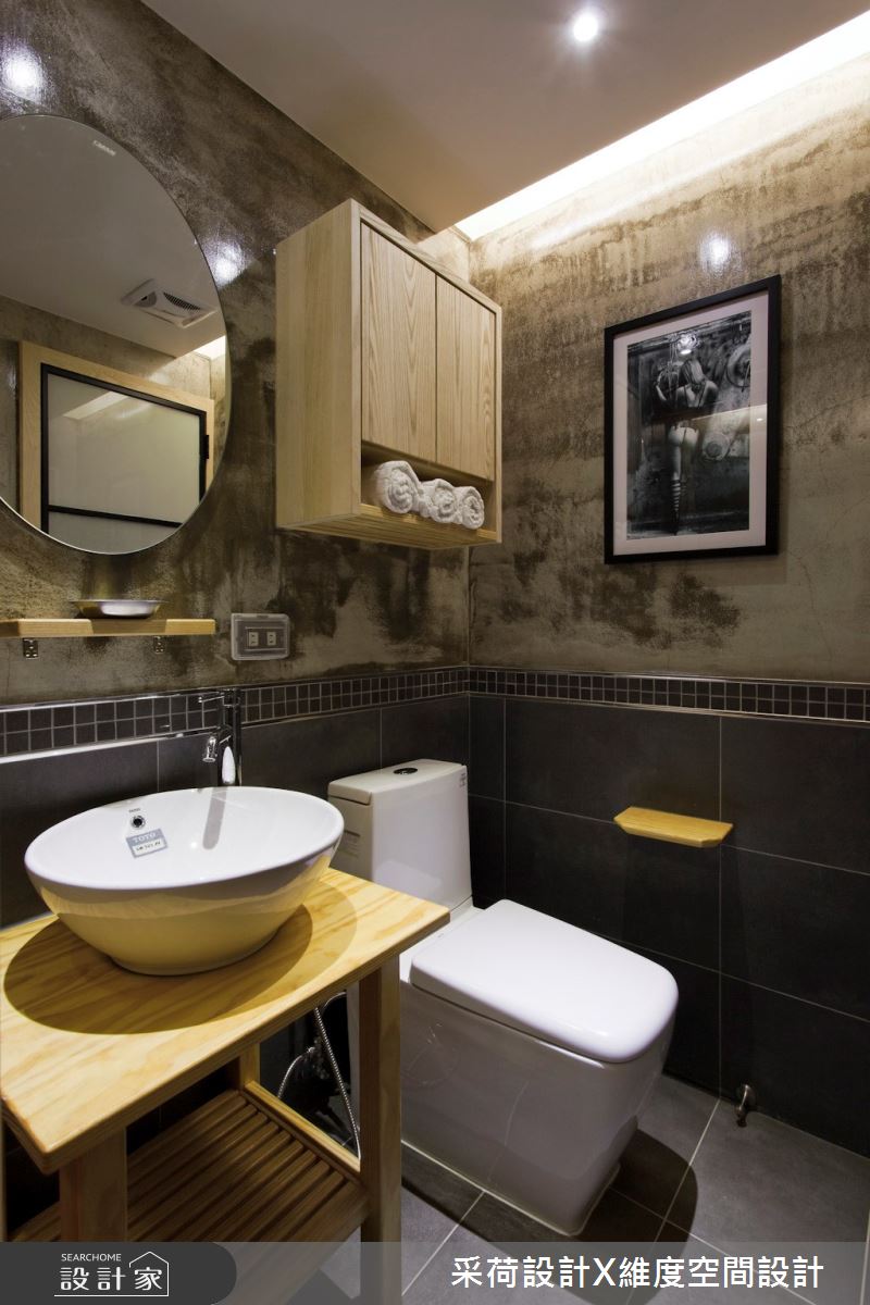 25坪中古屋(5~15年)＿混搭風浴室案例圖片＿采荷設計X維度空間設計＿采荷X維度_26之18