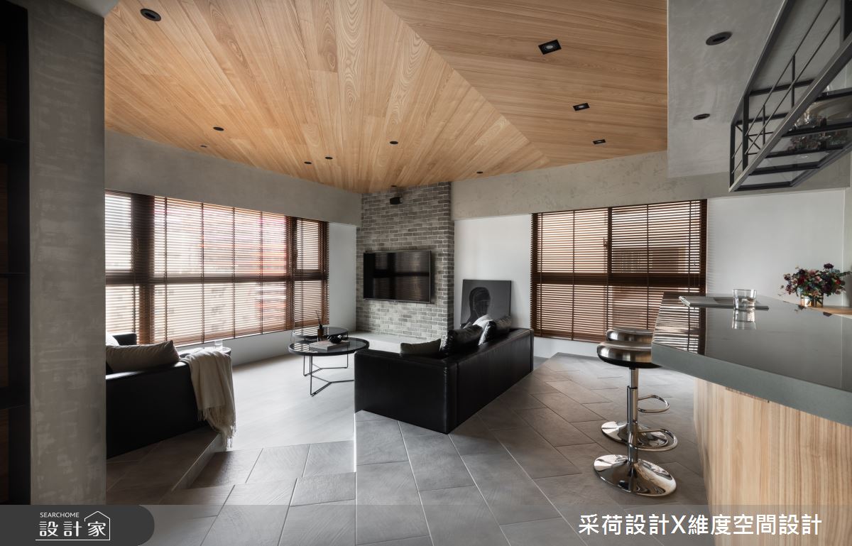 35坪預售屋＿簡約風客廳餐廳吧檯中島案例圖片＿采荷設計X維度空間設計＿采荷X維度_27之8