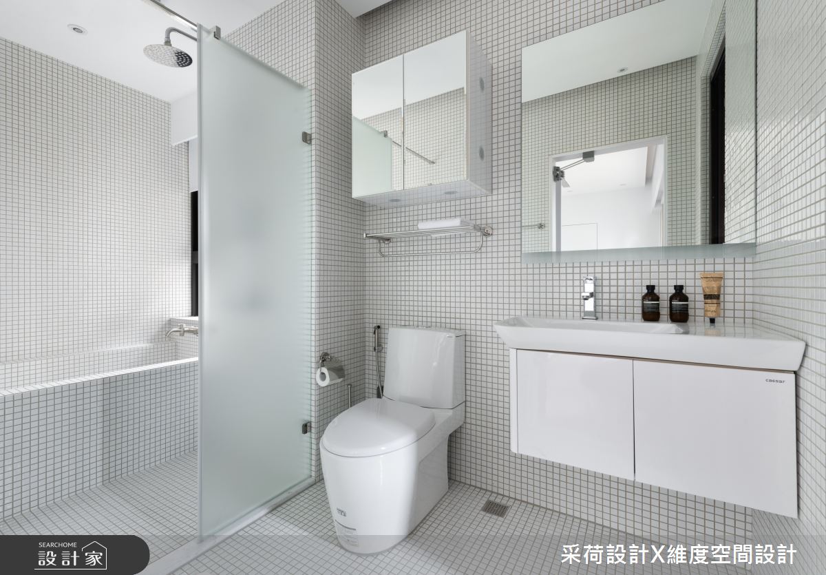 35坪預售屋＿簡約風浴室案例圖片＿采荷設計X維度空間設計＿采荷X維度_27之18