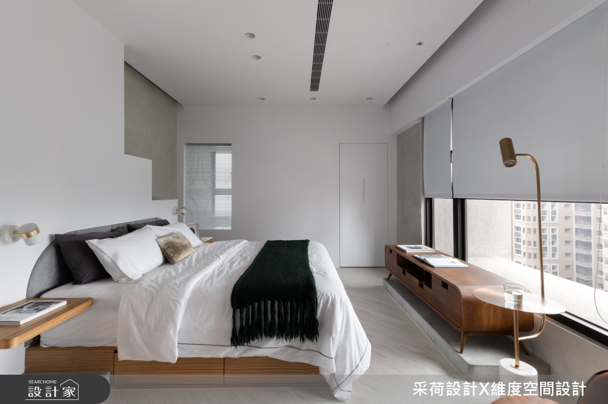35坪預售屋＿簡約風臥室案例圖片＿采荷設計X維度空間設計＿采荷X維度_27之21