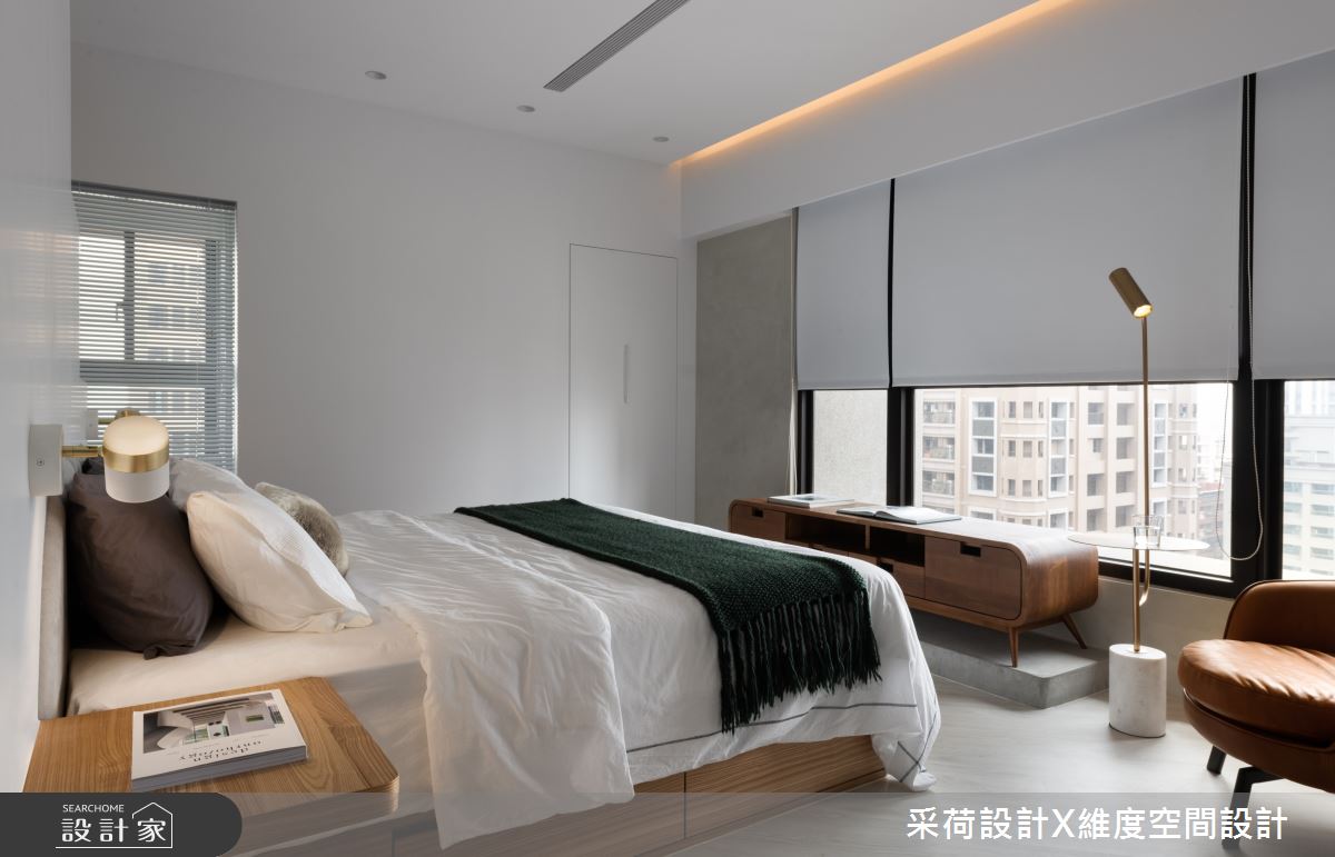35坪預售屋＿簡約風臥室案例圖片＿采荷設計X維度空間設計＿采荷X維度_27之22