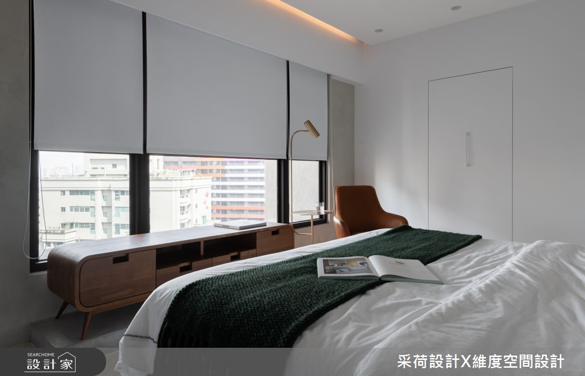 35坪預售屋＿簡約風臥室案例圖片＿采荷設計X維度空間設計＿采荷X維度_27之23