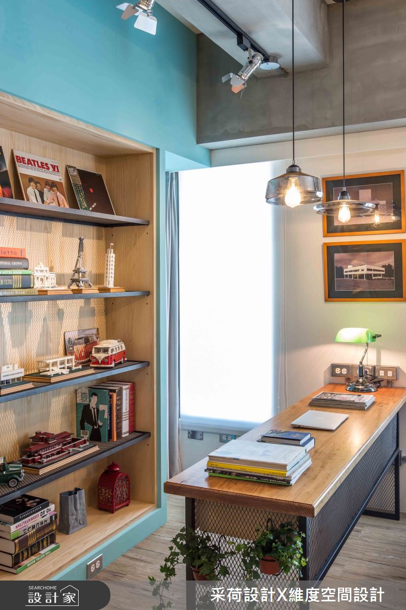 13坪新成屋(5年以下)＿混搭風書房案例圖片＿采荷設計X維度空間設計＿采荷X維度_29之8