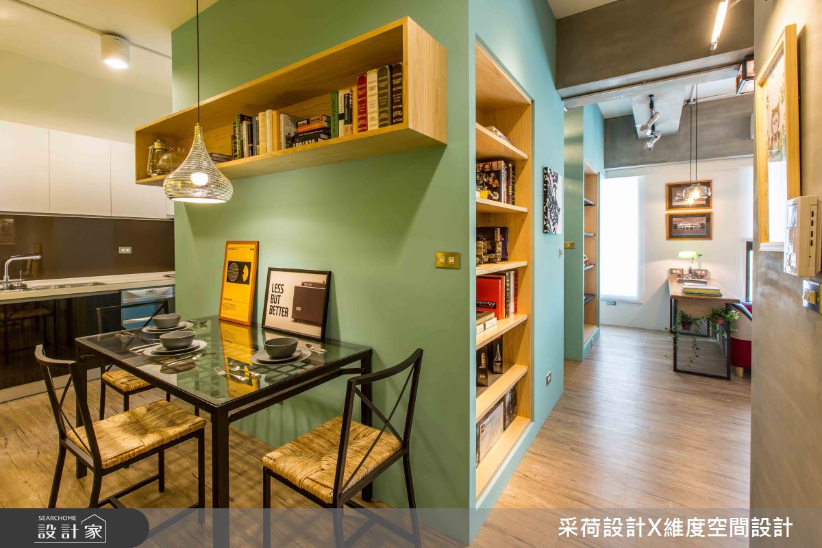 13坪新成屋(5年以下)＿混搭風餐廳廚房案例圖片＿采荷設計X維度空間設計＿采荷X維度_29之12