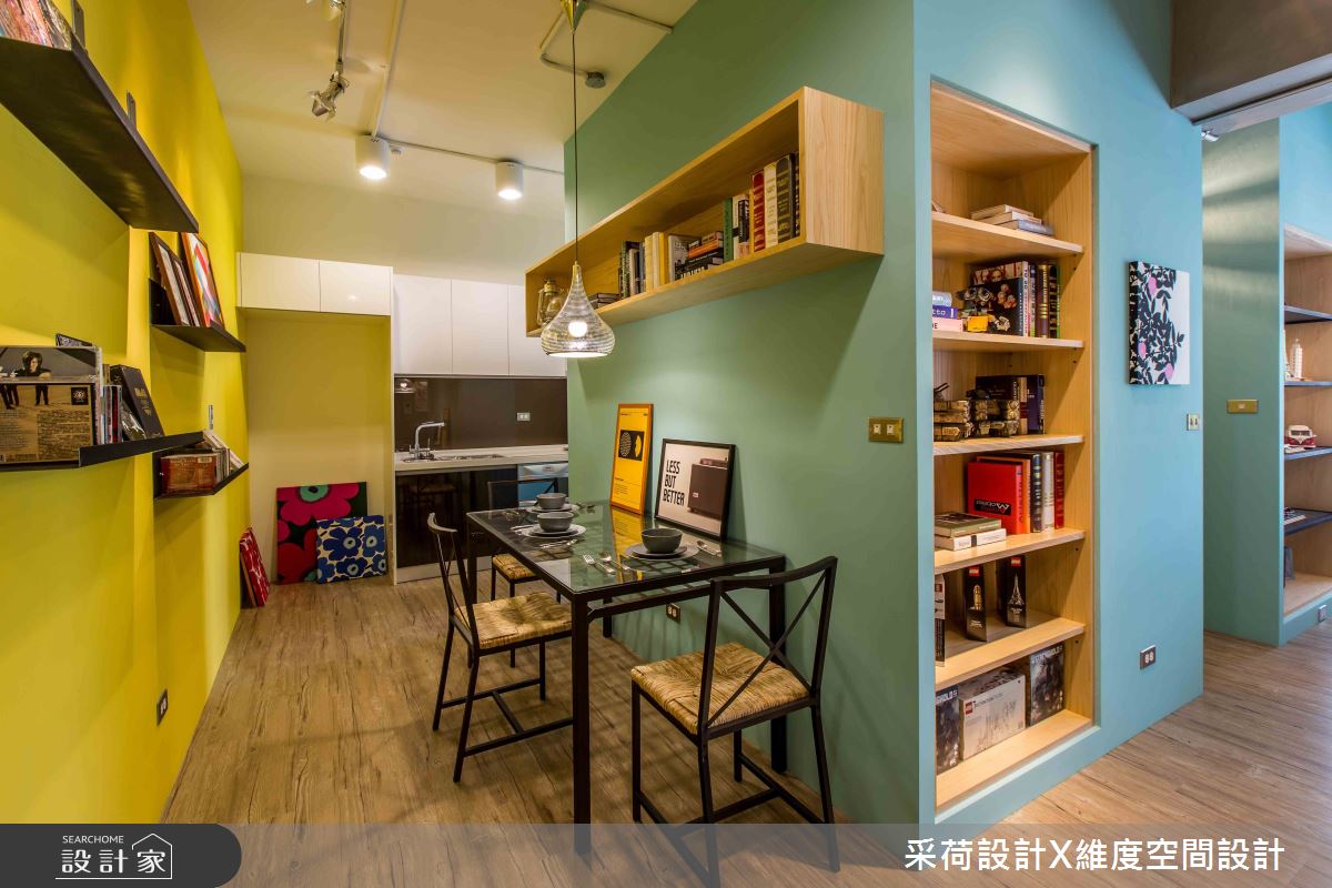 13坪新成屋(5年以下)＿混搭風餐廳廚房案例圖片＿采荷設計X維度空間設計＿采荷X維度_29之13