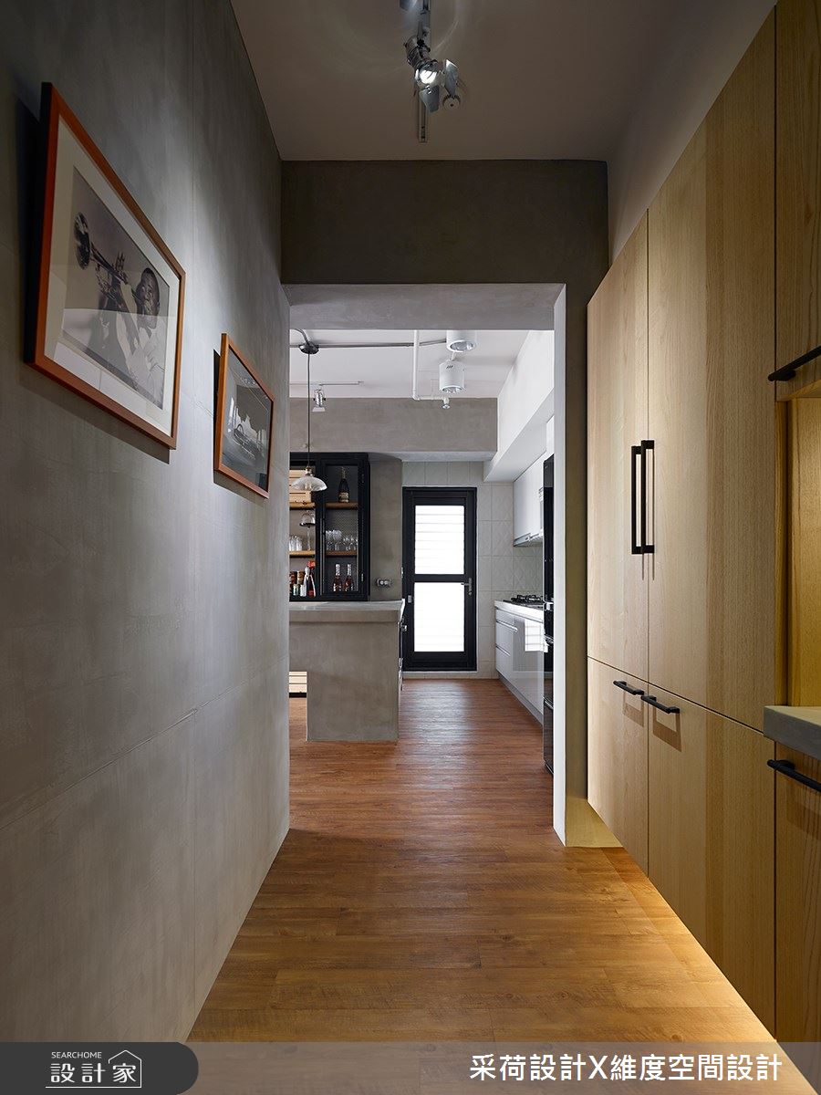 28坪新成屋(5年以下)＿工業風玄關廚房吧檯案例圖片＿采荷設計X維度空間設計＿采荷X維度_25之3