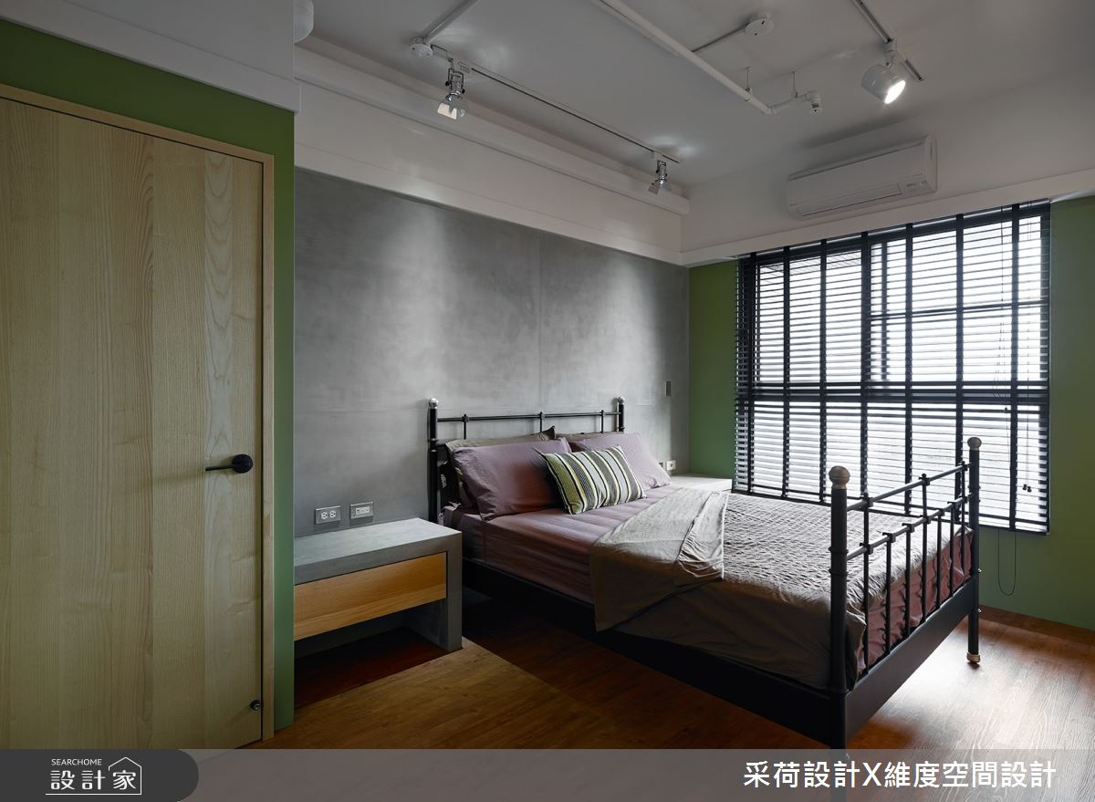 28坪新成屋(5年以下)＿工業風臥室案例圖片＿采荷設計X維度空間設計＿采荷X維度_25之19