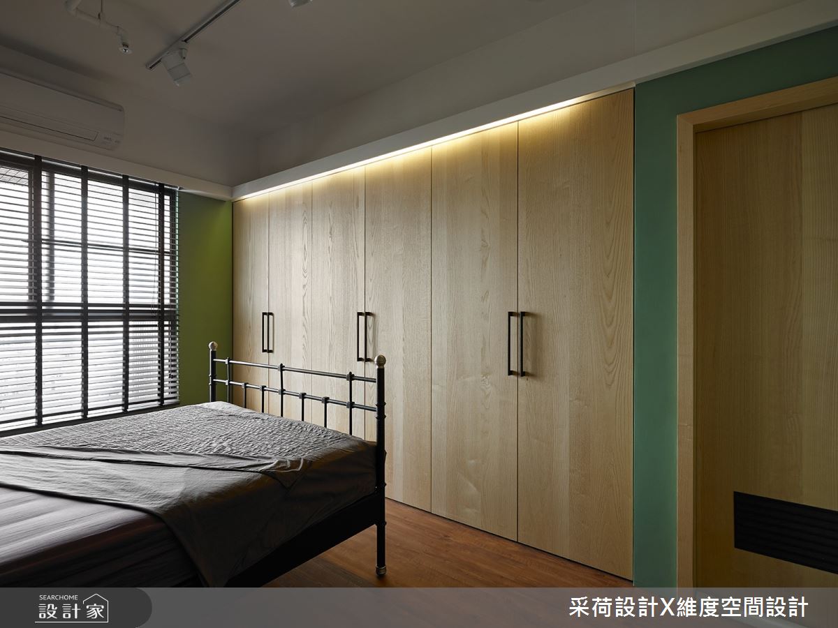 28坪新成屋(5年以下)＿工業風臥室案例圖片＿采荷設計X維度空間設計＿采荷X維度_25之21