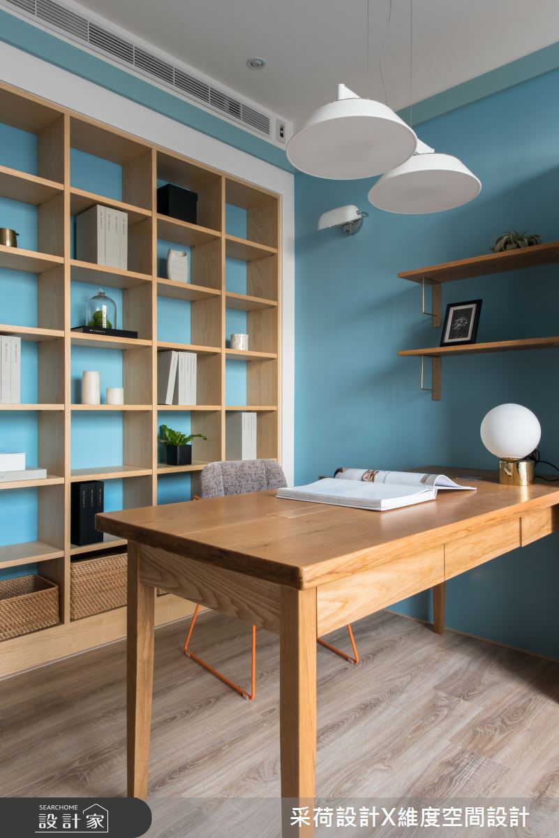 45坪新成屋(5年以下)＿混搭風書房案例圖片＿采荷設計X維度空間設計＿采荷X維度_24之22